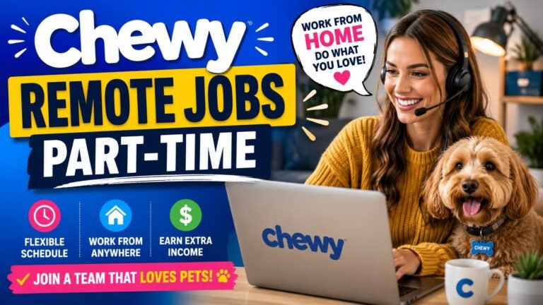 Chewy Remote Jobs Part-Time