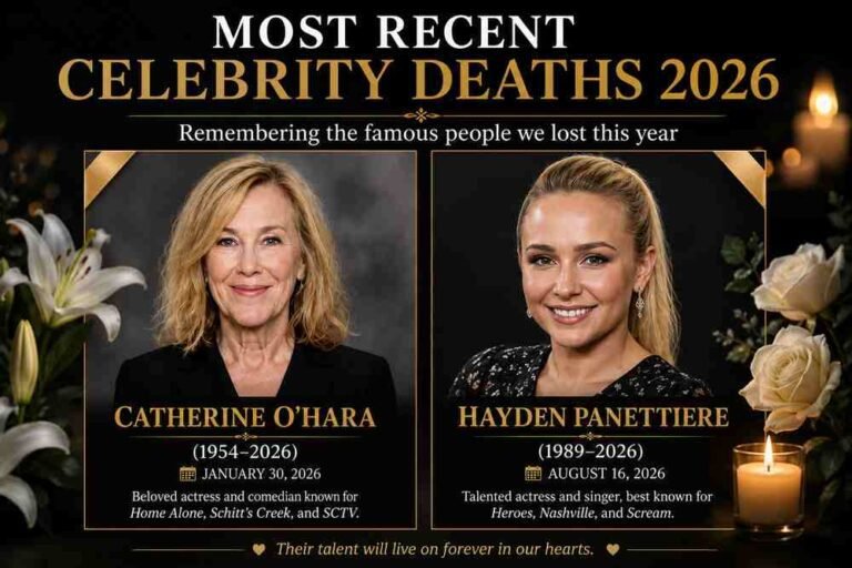 recent celebrity deaths 2026