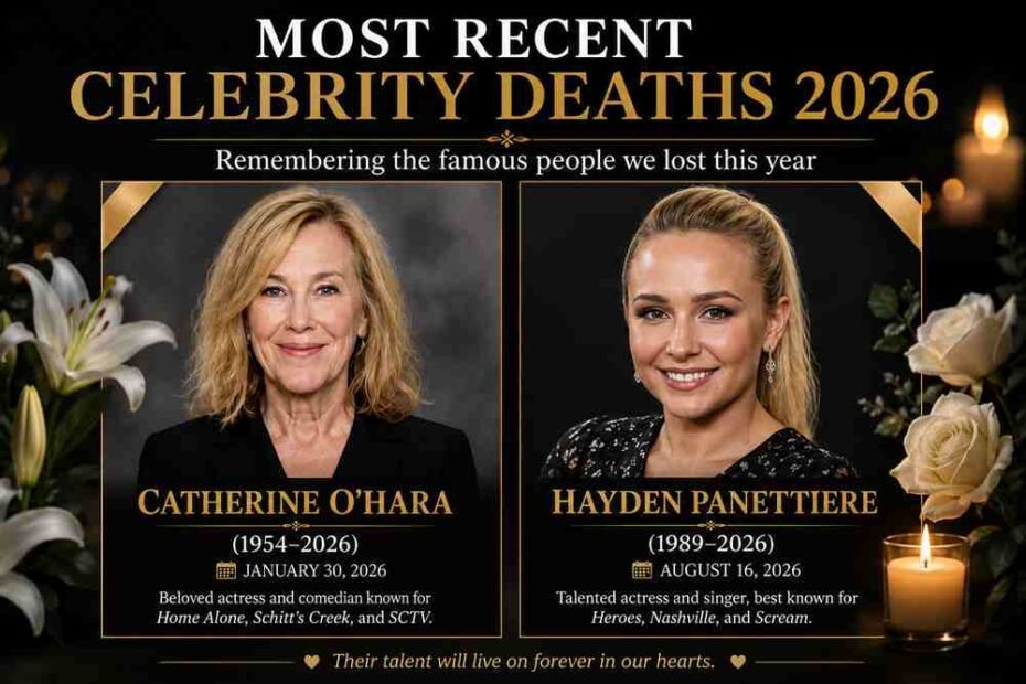 recent celebrity deaths 2026